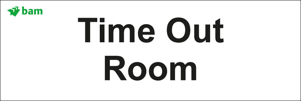 Door signs - Time Out Room