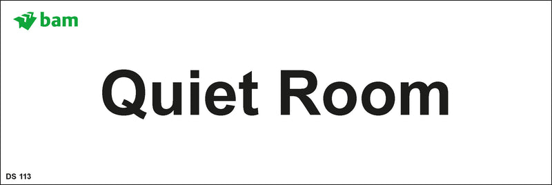 Door signs - Quiet Room