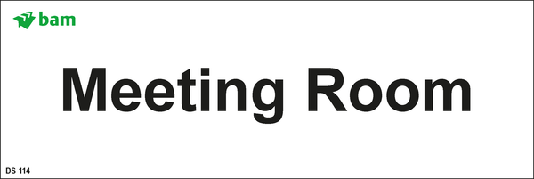 Door signs - Meeting Room
