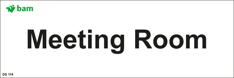 Door signs - Meeting Room