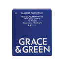 Grace & Green Bladder Pad Moderate Pack of 10
