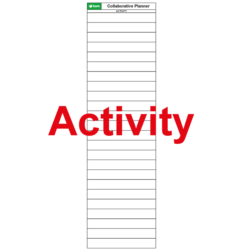Collaborative Planning Boards 560mm x 2000mm