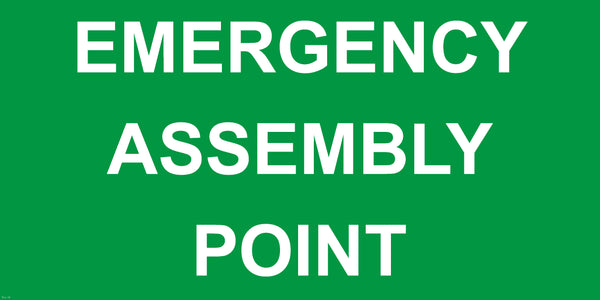 Assembly point Sign 960x480 Correx
