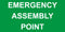 Assembly point Sign 960x480 Correx