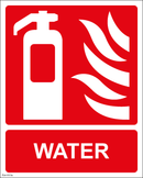 Fire Extinguisher - Water - 200x250mm