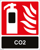 Fire Extinguisher - CO2- 200x250mm