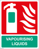 Fire Extinguisher - Vapourising Liquids- 200x250mm