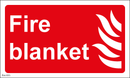 Fire blanket - flames - 200x120mm