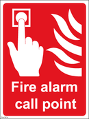 Fire alarm call point - Small - 150x200mm