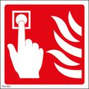 Fire alarm call point - icon - 100x100mm