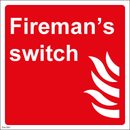 Fireman's switch - 200x200mm
