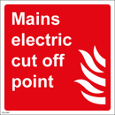 Mains electric cut off point - 200x200mm