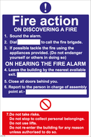Fire Action Instructions