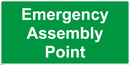 Emergency Assembly Point - 960x480mm