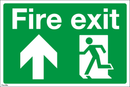 Fire Exit - Up Arrow - 300x200mm