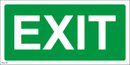 EXIT - 300x150mm