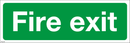 Fire exit - 450x150mm