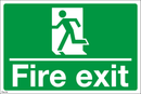Fire exit Running Man - 300x200mm