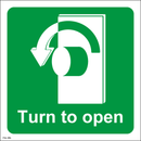 Turn to open - Anti-Clockwise - 200x200mm