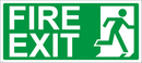 Fire Exit- Running Man Right - 450x200mm