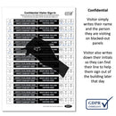 A4 GDPR Sign in Book 500 name Black out-GDPRBK