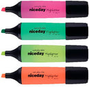 Highlighter Assorted Colours Pack 4