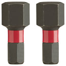 8Mm Hex Impact Screwdriver Bit (Pack Of 2)