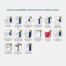 Blue Dot LARGE BS 8599-1 (2019) PGB First-Aid Kit Complete