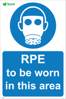 RPE to be worn in this area