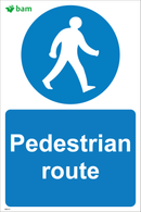 Pedestrian route