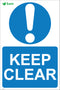 KEEP CLEAR