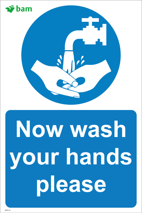 Now wash your hands please