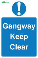 Gangway Keep Clear