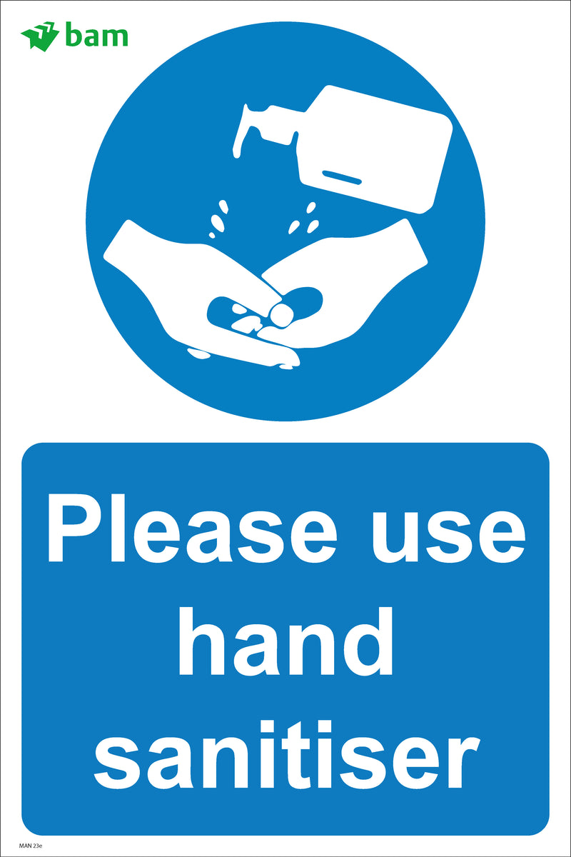 Please use hand sanitiser