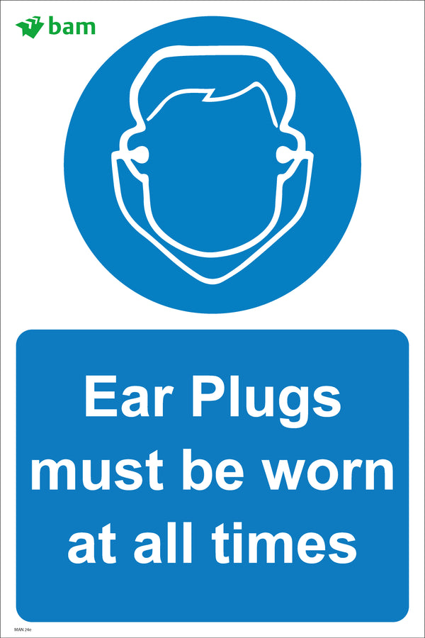 Ear Plugs must be worn at all times