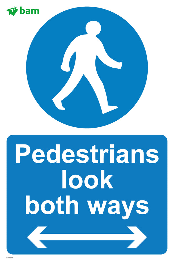 Pedestrian look both ways