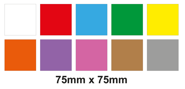 Magnetic squares 75x75mm
