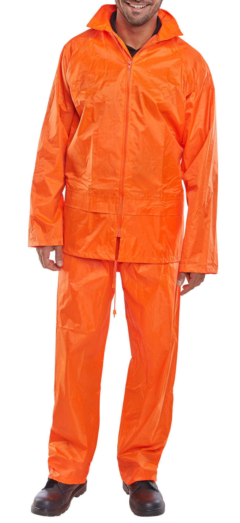 Hi-Vis PVC Rain Jacket and Trouser – BAM Site Direct