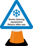 Cone Topper-Snow clearing equipment Return after use