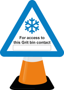 Cone Topper-For access to this Grit bin contact