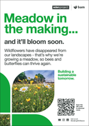 Wildflower meadow - Eden Project signage - A3 - Foamex