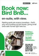 Bird box - Eden Project signage - A3 - Foamex