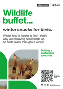 Winter seeds - Eden Project signage - A3 - Foamex