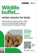 Winter seeds - Eden Project signage - A3 - Foamex