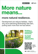 BNG - Eden Project signage - A3 - Foamex