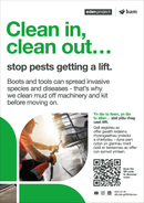 Biosecurity  - Eden Project signage - A3 - Foamex