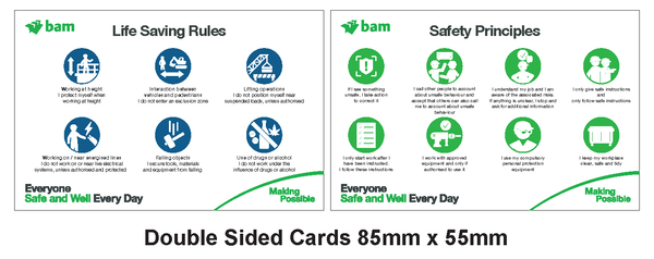 Life Saving Rules - Cards