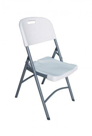 Constructor Premium Folding Chair - White - 83(H) x 44(W) x 39(D)cm