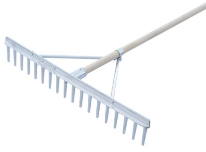 Alloy Head Landscape Rake inc Handle