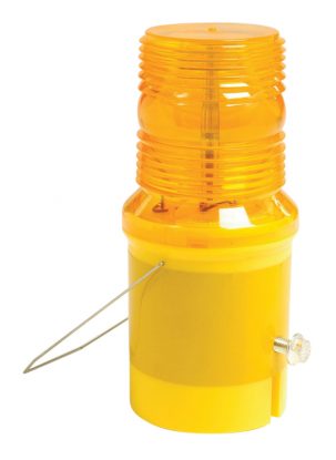 Battery Flashing Road lamp Yellow